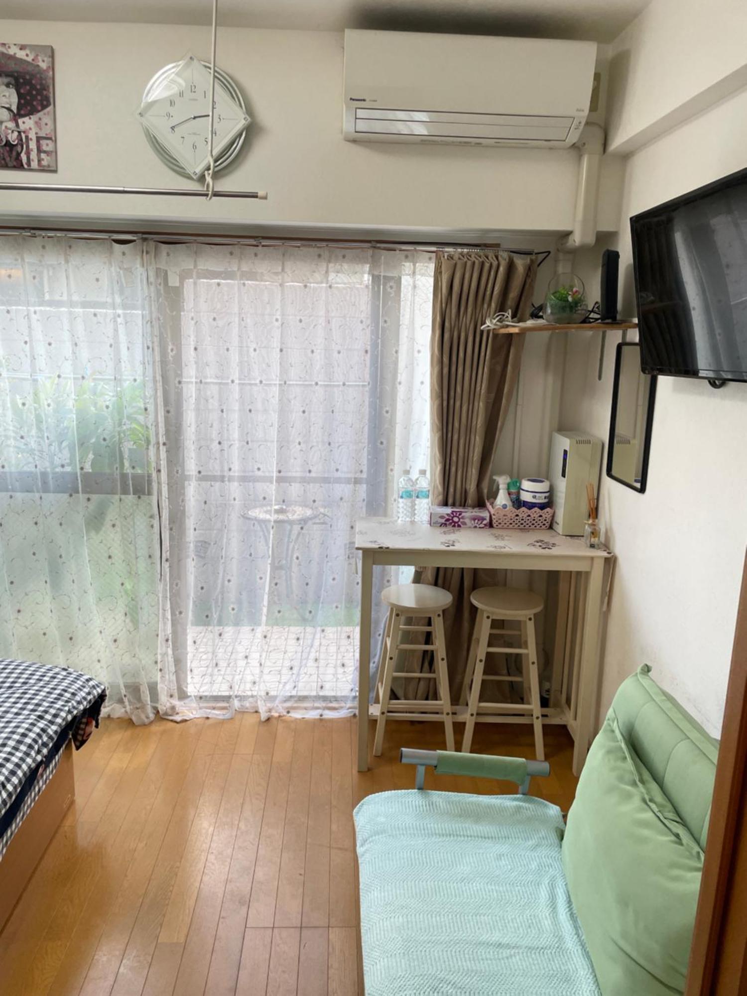 桜宿28 Square Meter King Size Bed With Sofa Bed, Garden Room Tokyo Eksteriør billede